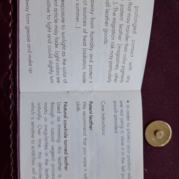 Louis Vuitton Vernis Eggplant Clutch / Hand Purse with strap - Picture 4 of 12